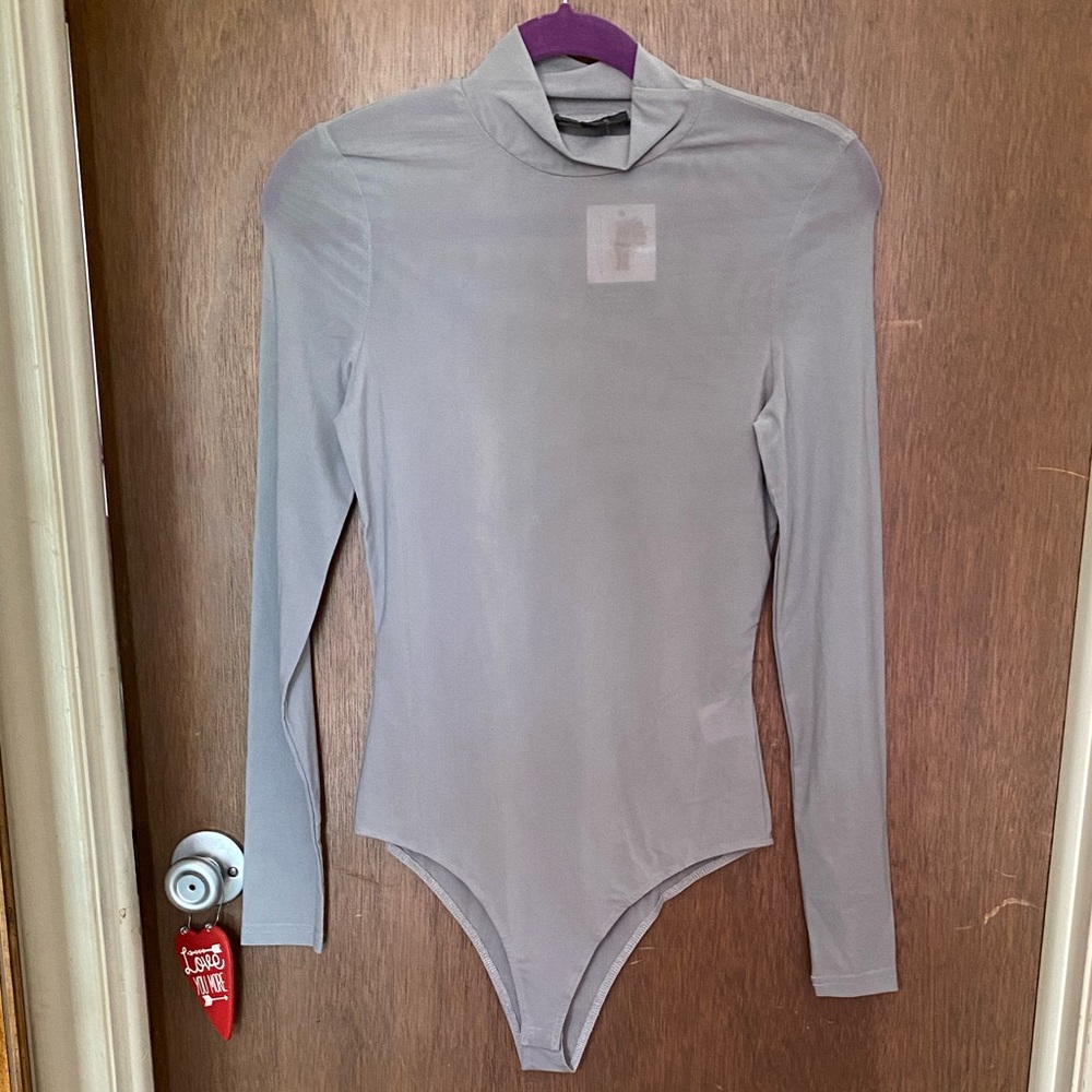 Gray bodysuit